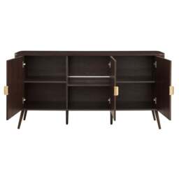 DUSK Hattie 3 Door Sideboard - Walnut - thumbnail 3