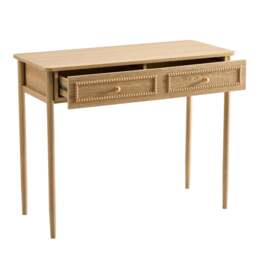 DUSK Posy Bobbin Dressing Table - Light Wood - thumbnail 4