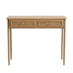 DUSK Posy Bobbin Dressing Table - Light Wood - thumbnail 5