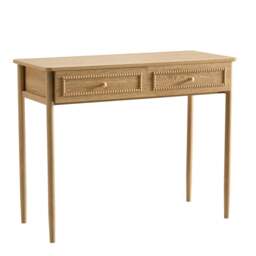 DUSK Posy Bobbin Dressing Table - Light Wood - thumbnail 3