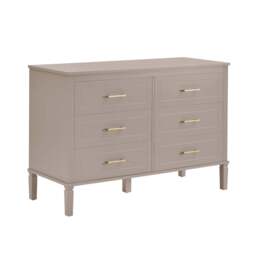DUSK Sienna 6 Drawer Chest - Taupe - thumbnail 7