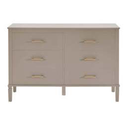 DUSK Sienna 6 Drawer Chest - Taupe - thumbnail 6