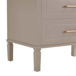 DUSK Sienna 6 Drawer Chest - Taupe - thumbnail 3