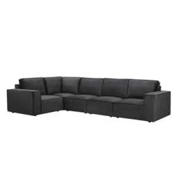 DUSK Brooklyn Large Left Hand L-Shape Sofa - Ink - thumbnail 2