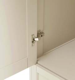 DUSK Ruby 2 Door Wardrobe with Drawer - Cream - thumbnail 7