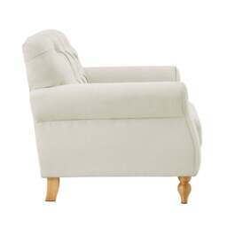 DUSK Hebden Armchair - Cream Linen - thumbnail 5