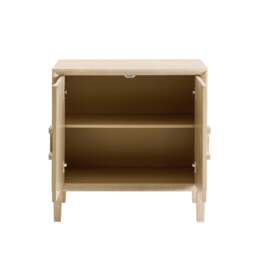 DUSK Amaya Ash 2 Door Sideboard - Light Wood - thumbnail 5