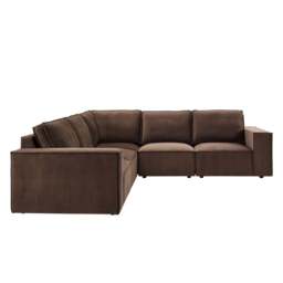 DUSK Brooklyn Large Left Hand Corner Sofa - Cappuccino - thumbnail 3