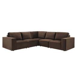 DUSK Brooklyn Large Left Hand Corner Sofa - Cappuccino - thumbnail 4