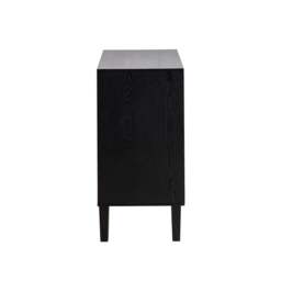 DUSK Amaya Ash 2 Door Sideboard - Black - thumbnail 5