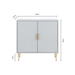 DUSK Evie 2 Door Sideboard - Black - thumbnail 9