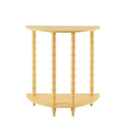 DUSK Bonnie Bobbin Console Table - Vibrant Yellow - thumbnail 2