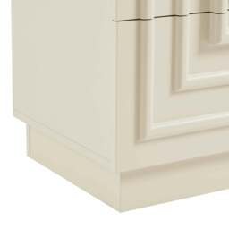 DUSK Harlow 2 Drawer Bedside Table - Cream - thumbnail 8