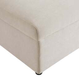 DUSK Clapham Storage Pouffe - Chenille Ivory - thumbnail 8
