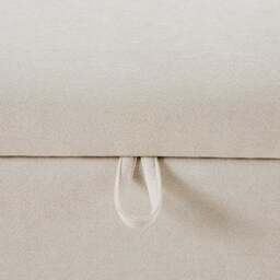 DUSK Clapham Storage Pouffe - Chenille Ivory - thumbnail 9