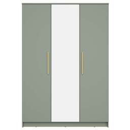 DUSK Darcey 3 Door Wardrobe - Misty Green - thumbnail 3