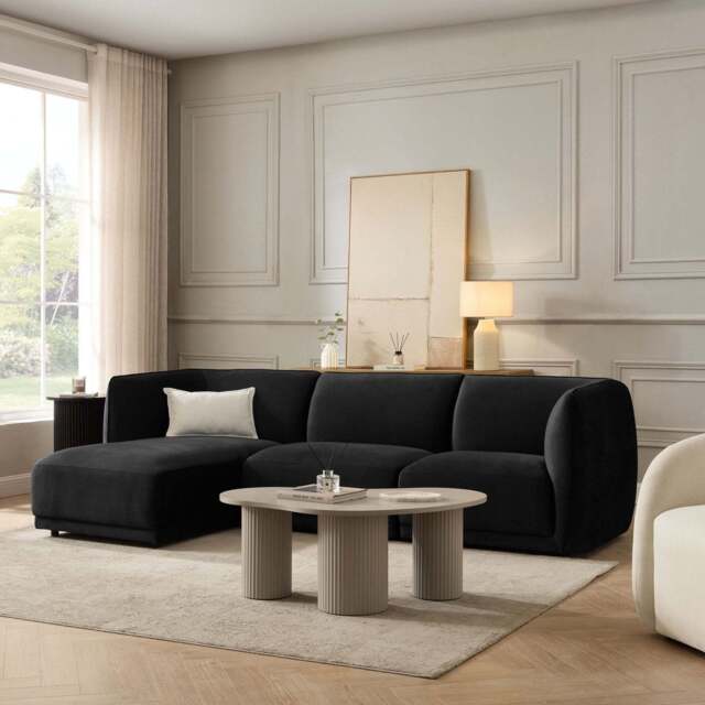 DUSK Porto Left Hand Modular Chaise - Velvet Ink - image 1