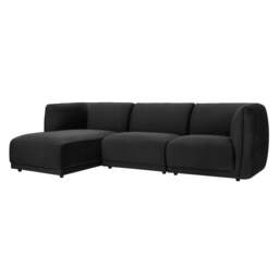 DUSK Porto Left Hand Modular Chaise - Velvet Ink - thumbnail 4