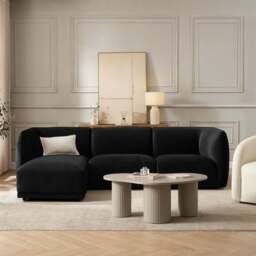 DUSK Porto Left Hand Modular Chaise - Velvet Ink - thumbnail 2