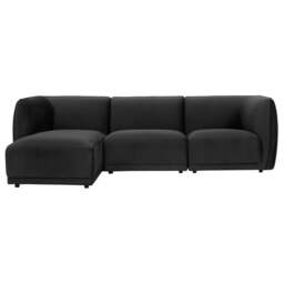 DUSK Porto Left Hand Modular Chaise - Velvet Ink - thumbnail 3