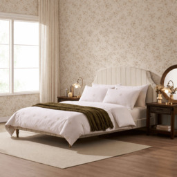 DUSK Surrey Bed Frame - Thin Stripe - Super king