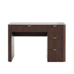 DUSK Hattie Large Dressing Table with Drawers - Walnut - thumbnail 3