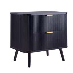 DUSK Hattie 2 Drawer Bedside Table- Midnight - thumbnail 5