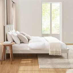 DUSK Salcombe Bed Frame - Stone - Single - thumbnail 4