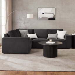 DUSK Brooklyn Small Left Hand L-Shape Sofa - Ink - thumbnail 3