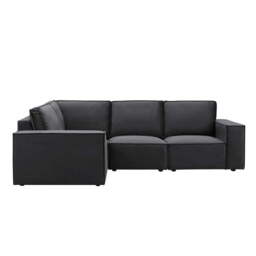 DUSK Brooklyn Small Left Hand L-Shape Sofa - Ink - thumbnail 5