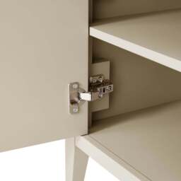 DUSK Poppy 3 Door Sideboard with Drawers - Cream - thumbnail 8