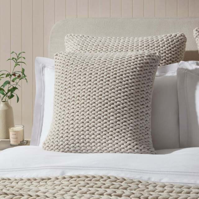 DUSK Montreal Cushion Cover - Natural - 50cm x 50cm - image 1