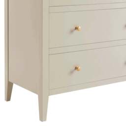 DUSK Poppy 5 Drawer Chest - Cream - thumbnail 5