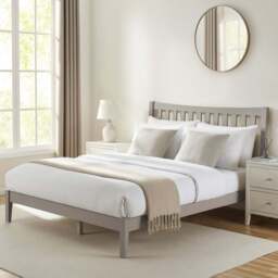 DUSK Dartmouth Bed Frame - Taupe - Single - thumbnail 8
