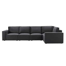 DUSK Brooklyn Large Right Hand L-Shape Sofa - Ink - thumbnail 3