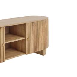 "DUSK Finley Mango Wood Tv Unit for Tv Unit TVs up to 55"" - Natural" - thumbnail 7