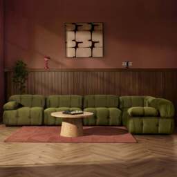 DUSK Bondi Large Right Hand L Shape Sofa - Rich Green - thumbnail 2