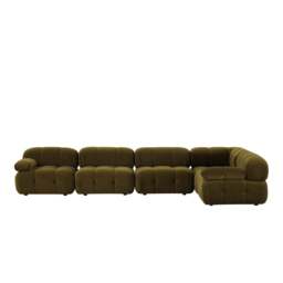 DUSK Bondi Large Right Hand L Shape Sofa - Rich Green - thumbnail 4