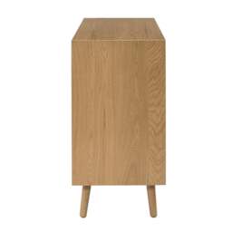 DUSK Heidi Oak 3 Door Sideboard - Light Wood - thumbnail 8