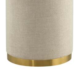 DUSK Adelaide Gold Base Storage Stool - Beige - thumbnail 5