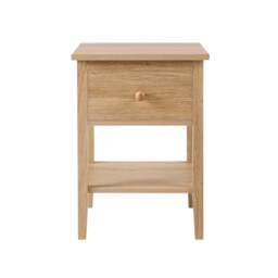 DUSK Nell 1 Drawer Nightstand - Light Wood - thumbnail 2