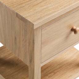 DUSK Nell 1 Drawer Nightstand - Light Wood - thumbnail 5