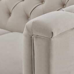 DUSK Chesterfield 2 Seater Sofa - Stone - thumbnail 7