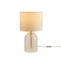 DUSK Nova Clear Glass Table Lamp - Gold - thumbnail 3