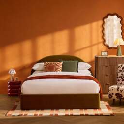DUSK Austin Ottoman Storage Bed -  Rich Green - Double - thumbnail 4