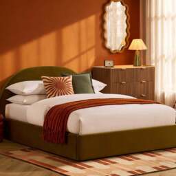 DUSK Austin Ottoman Storage Bed -  Rich Green - Double - thumbnail 2