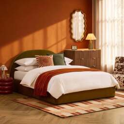 DUSK Austin Ottoman Storage Bed -  Rich Green - Double - thumbnail 3