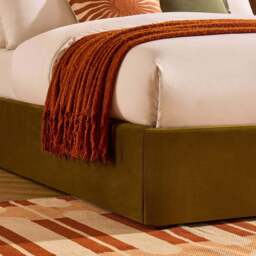 DUSK Austin Ottoman Storage Bed -  Rich Green - Double - thumbnail 9
