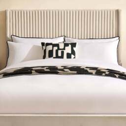 DUSK Melrose Ottoman Storage Bed - Chenille Ivory - Double - thumbnail 4