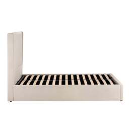 DUSK Melrose Ottoman Storage Bed - Chenille Ivory - Double - thumbnail 9